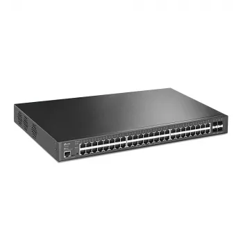 TP-Link JetStream TL-SG3452XP mrežni preklopnik upravljani L2+ Gigabit Ethernet (10/100/1000) PoE podrška 1U crni