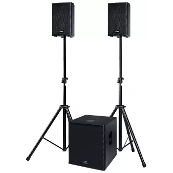 ACT SOL8SISAS Solton ACT SAT aktivni 2.1 PA sustav 1000W RMS sa subwooferom od 15 inch i satelitima od 8 inch