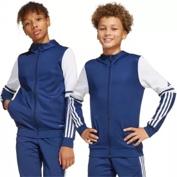 adidas Squadra 25 Hoody dječja majica s kapuljačom tamnoplavo-bijela JD4800 140cm