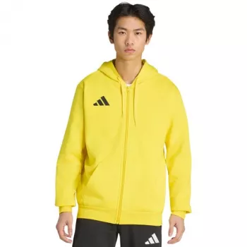 Muška adidas Entrada 26 Full Zip Hoody majica s kapuljačom, žuta, KF8964 XL