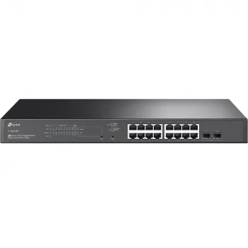 TP-Link JetStream TL-SG2218P mrežni preklopnik upravljani L2/L2+ Gigabit Ethernet (10/100/1000) PoE podrška 1U crni