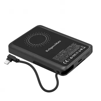 KRUGER & MATZ KM0916 powerbank 10000 mAh s Quick Charge 3.0 i Power Delivery 3.0, crni