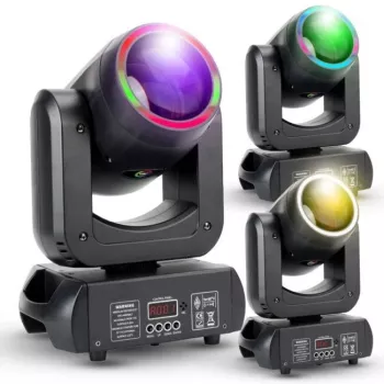 LIGHT4ME MH BEAM 150 RING pokretna glava beam s RGB prstenom