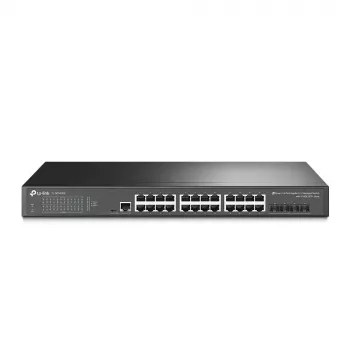 TP-Link JetStream TL-SG3428X mrežni preklopnik upravljani L2+/L3 Gigabit Ethernet (10/100/1000) 1U crni
