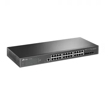 TP-Link JetStream TL-SG3428X mrežni preklopnik upravljani L2+/L3 Gigabit Ethernet (10/100/1000) 1U crni