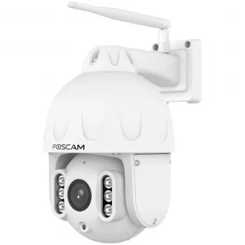 FOSCAM SD8P vanjska kamera s funkcijom zakretanja/nagiba i Wi-Fi, 8MP 4K, 4x optički zoom, IP66, bijela