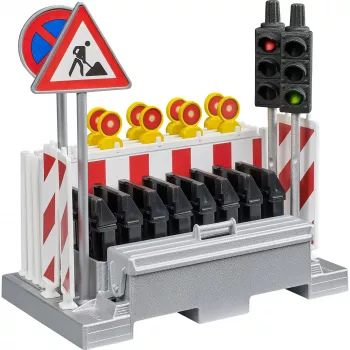 BRUDER set za osiguranje prometa sa semaforom