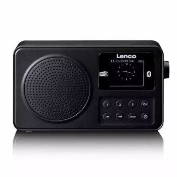 Lenco PDR-033BK prijenosni DAB+/FM radio s Bluetoothom i punjivom baterijom - crni