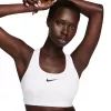 Nike Swoosh sportska podgrudnjak s umjerenom potporom, bijeli XL