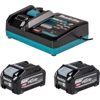 Makita 1916Y1-1 Power Source set za 40V XGT alate (2x BL4040F 4,0Ah baterije i DC40RA brzi punjač)