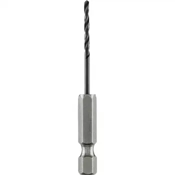 Bosch Accessories 2609255139 HSS Metal Twist Drill Bit 2 mm Roll-Forged 1/4 inch Hex Shank 1 pc