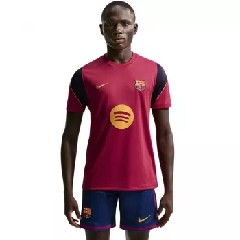Nike FC Barcelona Strike muška nogometna majica za trening Dark Wine XL