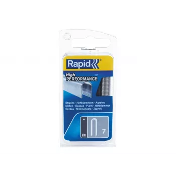 Rapid Tools Cable Clamps Type 7, 12 mm, Galvanized with Saw Cut, Flat Wire Clamps - 1 Piece (40109523)