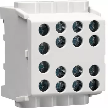 HAGER KH35L8 1-polna glavna odvojna stezaljka, 6-35 mm² glavni vod, 125 A, 1000 V, siva