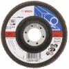 Bosch X551 Standard for Metal Flap Disc, 115 mm Diameter, 22.33 mm Bore, 60 Grit, Zirconia Alumina, Conical, 1 Piece 2608607350