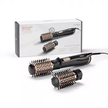 BaByliss Big Hair Dual rotirajući stilizator s vrućim zrakom, 1000 W, crno-zlatni