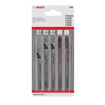Bosch set listova ubodne pile za drvo i plastiku, 5-dijelni, T-drška (2608667858)