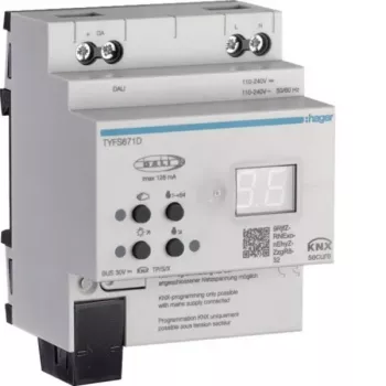 Hager Gateway TYFS671D KNX/DALI-2 Secure 1-Channel