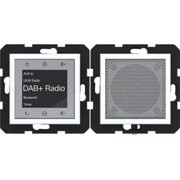 HAGER WAN6110WM Radio Touch podžbukni DAB+ Bluetooth zvučnik