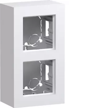 Hager WAD8210WM nadžbukno kućište, 2-struko, visoka izvedba, polar bijela