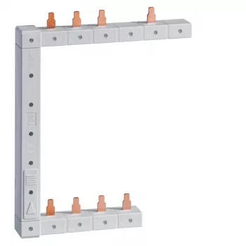 HAGER KCF963L vertikalna lijeva fazna sabirnica, 2-redna, 63 A, 12 modula, tip s iglama