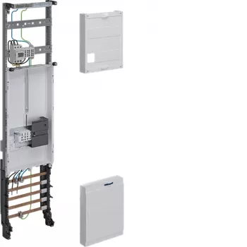 Hager universZ kompletno polje ZH33W7NT, 3-fazno, 1 mjesto brojila, 10 mm², 1050x250 mm