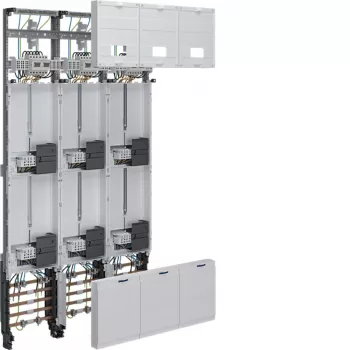 Hager universZ kompletno polje brojila 1350x750mm 3-fazno 6 mjesta za brojila 10 mm² s funkcijom odvajanja ZL53W8NT