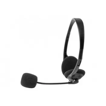 Exertis Connect On-Ear Wired Headset with Boom Microphone - Black 059222