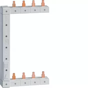 HAGER KCF663S vertikalna fazna sabirnica, 3-polna, 63 A, 400 V, 10 mm², lijevo/desno