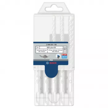Bosch SDS plus-3 Hammer Drill Bit Set 5-Piece (5-10 mm) 2608837138