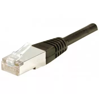 EXERTIS CONNECT Cat.5e F/UTP Patch Cable, RJ45, Black, 0.5 m 847166