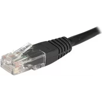 EXERTIS CONNECT Cat6 U/UTP patch kabel, 1m, crni, RJ45, zaštita jezička 246772