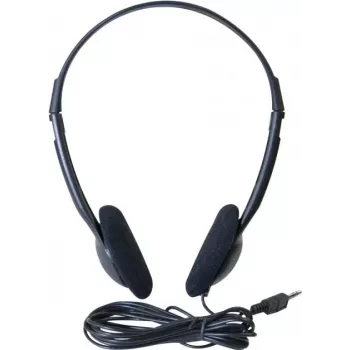 Exertis Connect on-ear slušalice s mikrofonom, 3,5 mm jack, crne (059204)