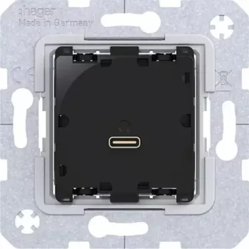 HAGER WAS4154 USB-C Power Delivery modul za punjenje 65W