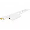 EXERTIS CONNECT Mini DisplayPort 1.1 na HDMI pretvarač s USB audio, DP utikač + USB utikač na HDMI utičnicu, crni 127406