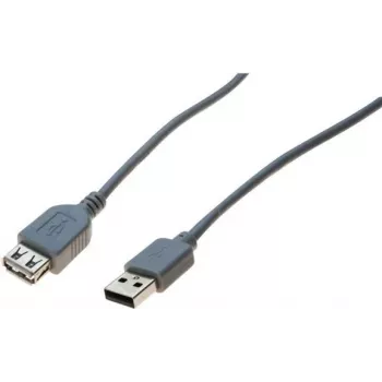 EXERTIS CONNECT USB 2.0 produžni kabel, USB-A utikač na USB-A utičnicu, 2,0 m, crni 532508