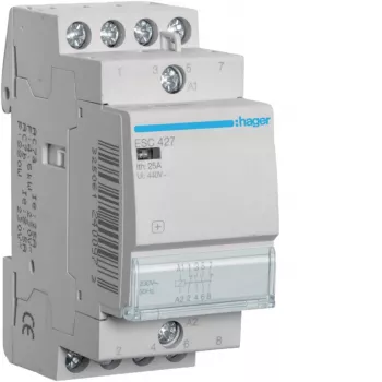 HAGER ESC427 modularni kontaktor 25A 2NO+2NC 230V AC