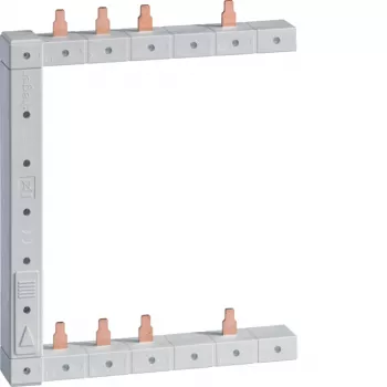 HAGER KCF563L vertikalna lijeva fazna sabirnica, 2-redna, 2-polna, 63 A, 12 modula, tip s iglom