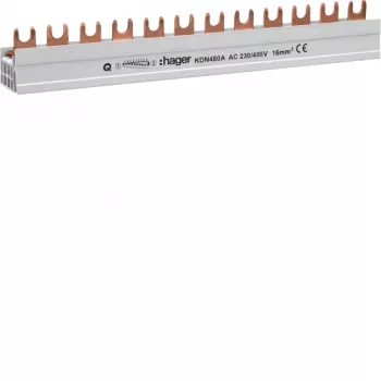 Hager KDN480A 4-polna sabirnica s iglom 80A 12 modula