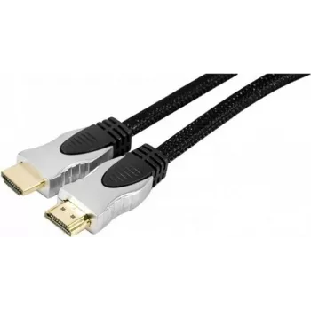 EXERTIS CONNECT High-Speed HDMI kabel s Ethernetom, pozlaćeni, pleteni, 1,5 m, crni 127899