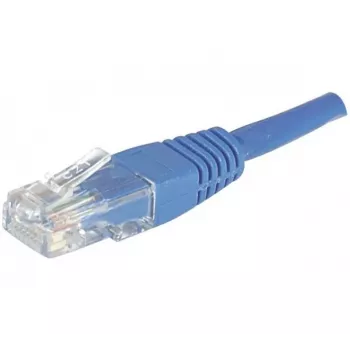 EXERTIS CONNECT CAT.6 U/UTP patch kabel, 1,5 m, plavi, RJ45, zaštita jezička 246740