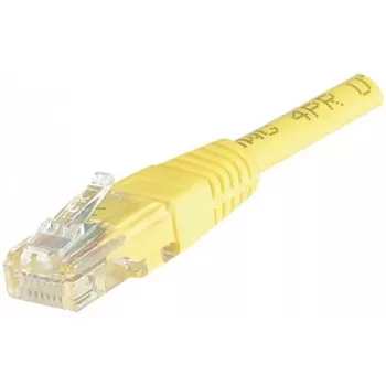 EXERTIS CONNECT Cat6 U/UTP patch kabel, RJ45, žuti, 1,5 m, snagless EXC245740