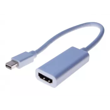 Exertis Connect Mini DisplayPort utikač na HDMI utičnicu adapter kabel 15 cm bijeli pasivni 1080p 127437
