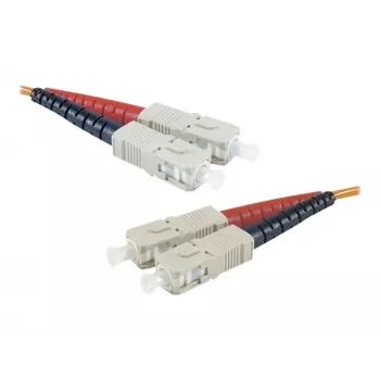Exertis Connect SC/UPC na SC/UPC multimode Duplex optički patch kabel, OM2 50/125µm, LSZH, 1m, narančasti 392691