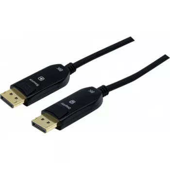 EXERTIS CONNECT DisplayPort 1.4 hibridni optički kabel, 8K, DisplayPort utikač na DisplayPort utikač, 50 m (128069)