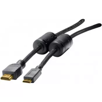 EXERTIS CONNECT Mini-HDMI kabel, High-Speed-HDMI, pozlaćeni, HDMI Type-A utikač na Mini-HDMI Type-C utikač, 3,0 m 128280