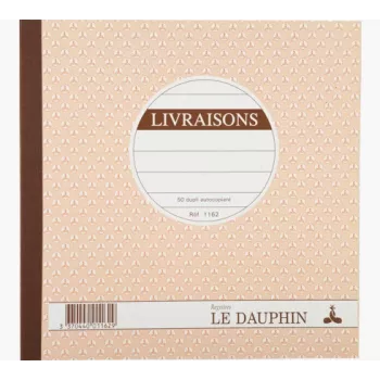Le Dauphin knjiga otpremnica, 210 x 210 mm, duplikat (1162D) - 1 knjiga