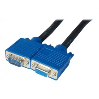 EXERTIS CONNECT premium S-VGA produžni kabel, 15,0 m, crni 138841
