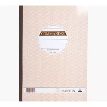 LE DAUPHIN Manifold Commandes A4 narudžbeni obrasci s kopijom, dvodijelni, samokopirajući, 297 x 210 mm, 50 kompleta po bloku 1272D