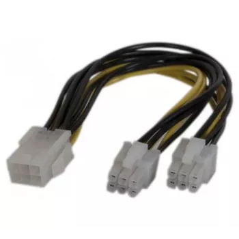 EXERTIS CONNECT PCI Express adapter kabel za napajanje 6-pin na 2x 6-pin (146694)